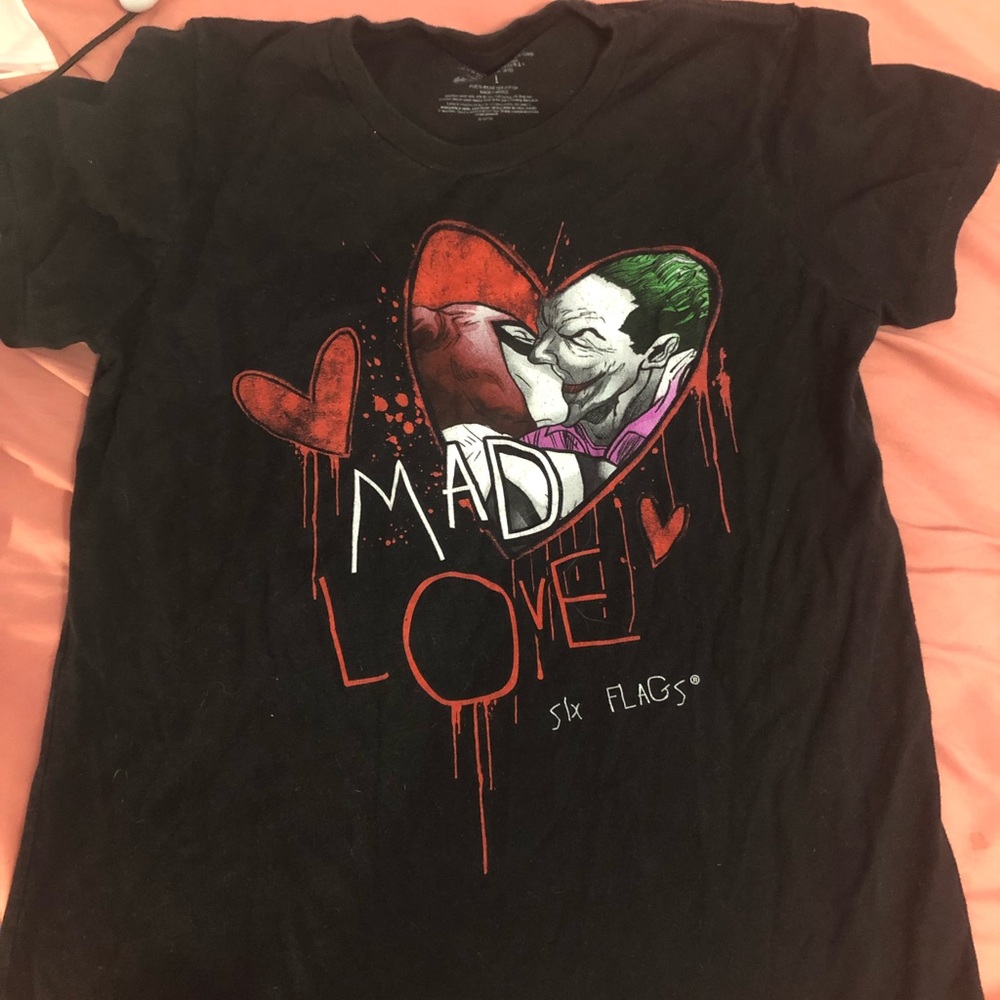 Six flags Joker and Harley quinn